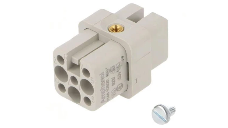Złącze HDC wkładka stykowa żeńskie 16A 250V -PIN 8 7+PE C14610B0075002