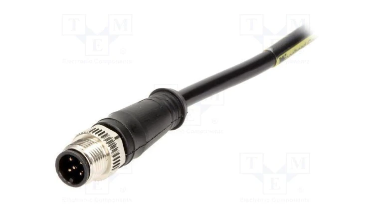 Złącze M12 wtyk męskie Micro-Change PIN 5 proste 4A 60V IP67 1200659527