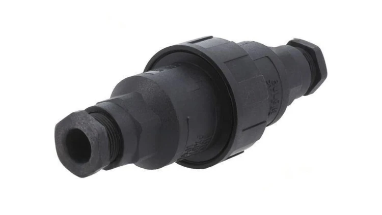 Przejście: łącznik kablowy tory: 4 16A 250V Buccaneer IP68 PX0777/4POLE