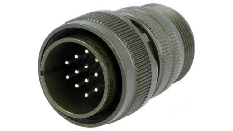 Złącze okrągłe wtyk na przewód -PIN 14 męskie MS/DS DS3106A 20-27P