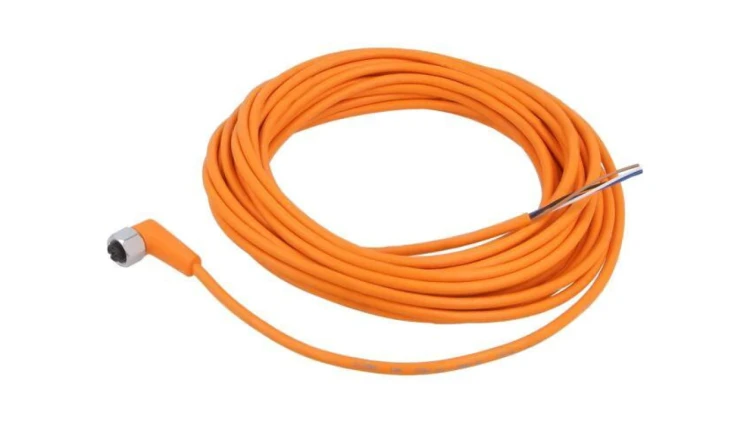 Przewód z gniazdem Złącze: M12 Gniazdo (kątowe, 4-PIN) Przewód 10m IP65/IP67/IP68/IP69K EVT005