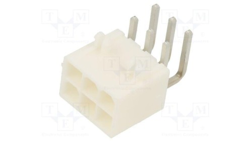 Złącze przewód-płytka gniazdo męskie PIN 6 Mini-Fit Jr 13A 39-30-1062