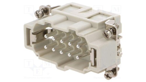 Złącze HDC wkładka stykowa męskie GWconnect PIN 10 16A 500V 93601-0230
