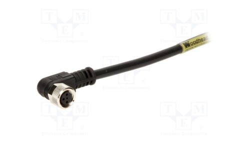 Złącze M8 żeńskie PIN 3 3A 60V IP67 Nano-Change kątowe 90 1200868669