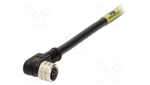 Złącze M8 żeńskie PIN 4 3A 30V IP67 Nano-Change kątowe 90 1200270153