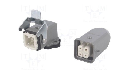 Złącze HDC męskie + żeńskie GWconnect PIN 4 10A 400V 3+PE 93603-0013