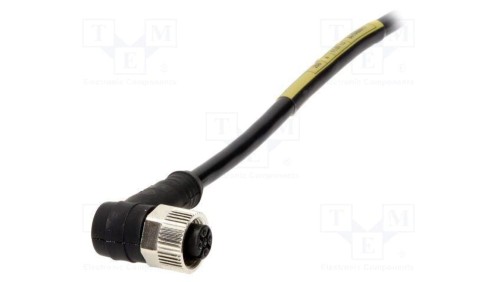 Złącze M12 wtyk żeńskie Micro-Change PIN 4 kątowe 90 4A 1200652264