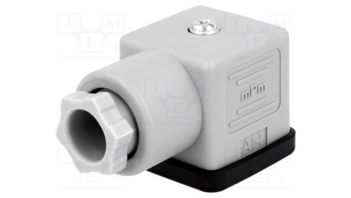 Złącze zaworowe wtyk format A 18mm żeńskie PIN 3 250V mPm 1210230229