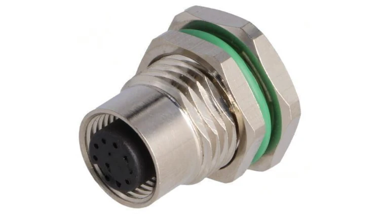 Złącze M12 gniazdo PIN: 12 żeńskie 30V proste IP67 THT 1,5A PXMBNI12RPF12APCPG9