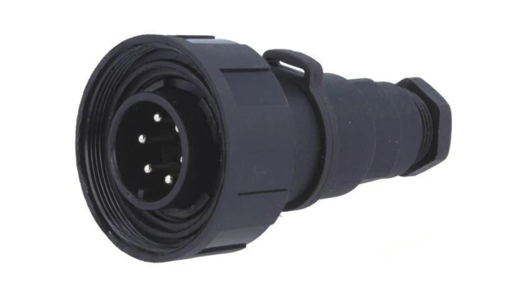 Złącze okrągłe wtyk męskie PIN: 6 5A 250V Standard Buccaneer PX0739/P