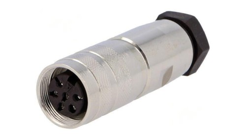 Złącze M16 wtyk żeńskie -PIN 6 5A 300V C091D C09131D0061012U