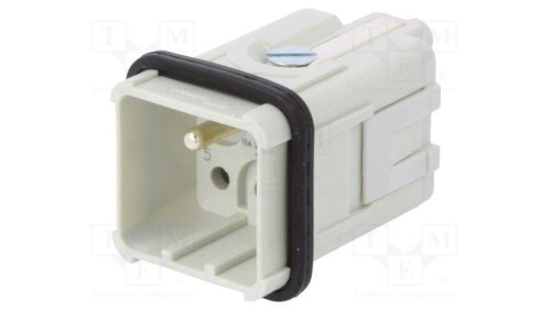 Złącze HDC wkładka stykowa męskie GWconnect PIN 6 400V 5+PE 93601-0436