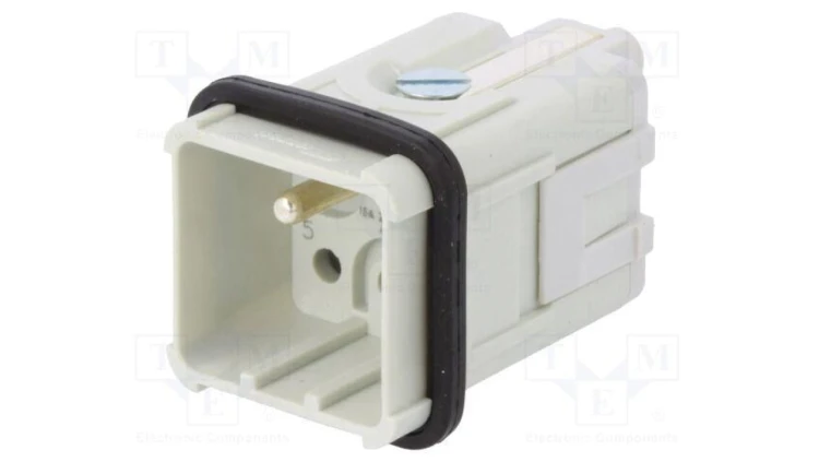 Złącze HDC wkładka stykowa męskie GWconnect PIN 6 400V 5+PE 93601-0436