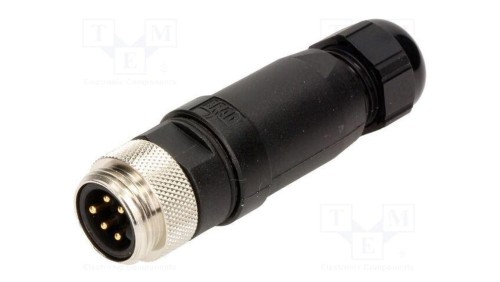 Złącze 7/8 wtyk Mini-Change męskie PIN 5 proste 600V IP67 1300170029