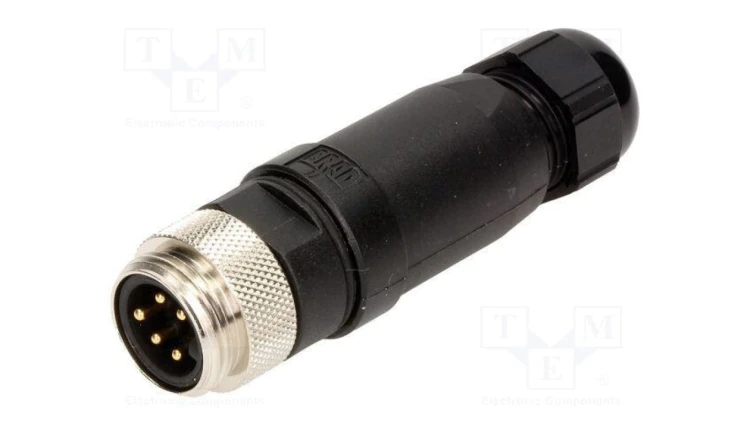 Złącze 7/8 wtyk Mini-Change męskie PIN 5 proste 600V IP67 1300170029