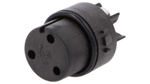 Złącze okrągłe żeńskie PIN: 3 10A 250V Mini Buccaneer proste SA3229