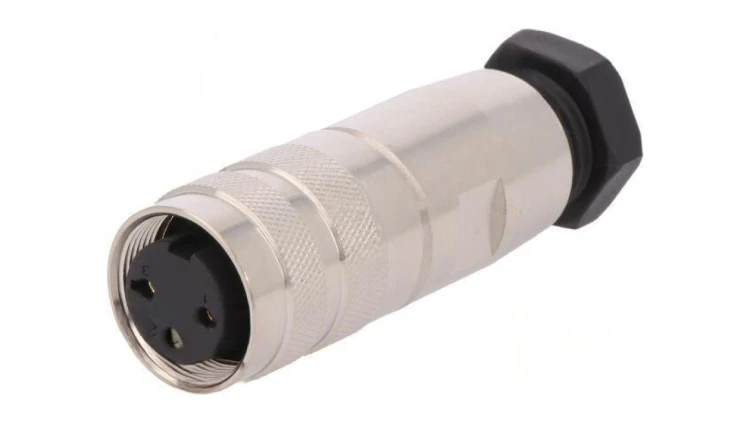 Złącze M16 wtyk żeńskie PIN: 3 7A 250V lutowanie na przewód PXMBNI16FBF03ASC