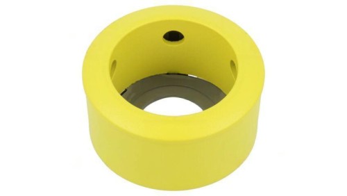 Kołnierz ochronny 45 Ø57,6x50,1mm metal Korpus żółty 45-539.2400