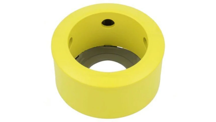Kołnierz ochronny 45 Ø57,6x50,1mm metal Korpus żółty 45-539.2400