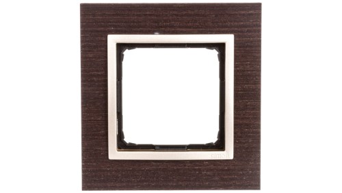 Simon 54 Nature Ramka pojedyncza drewno ZŁOTE WENGE DRN1/85