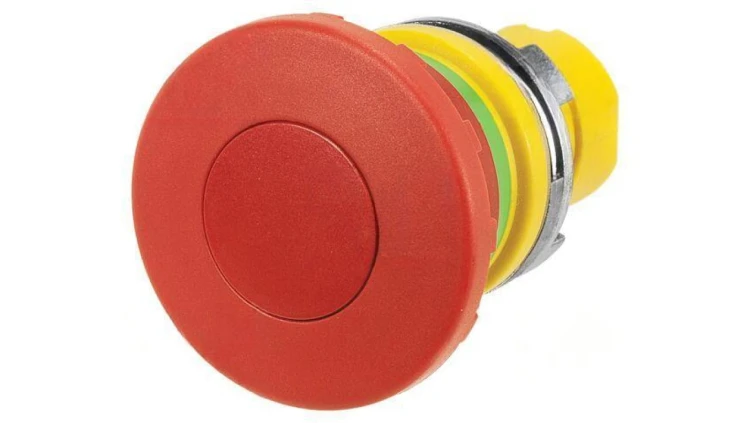 Przełącznik przyciskany 22mm Poz.stab 1 czerwony brak IP65 46-2531.1920.000