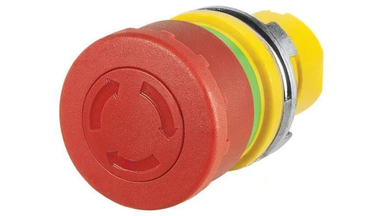 Przełącznik bezpieczeństwa 22mm Poz.stab 2 czerwony brak 46-2C36.1M20.000