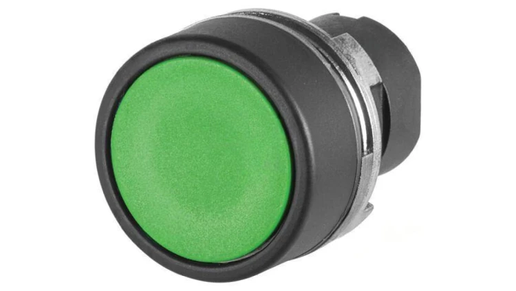 Przełącznik przyciskany 22mm Poz.stab 1 zielony brak IP65 46-2131.1150.000