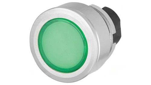 Przełącznik przyciskany 30mm Poz.stab 2 zielony IP65 46 46-2234.4FH0.000