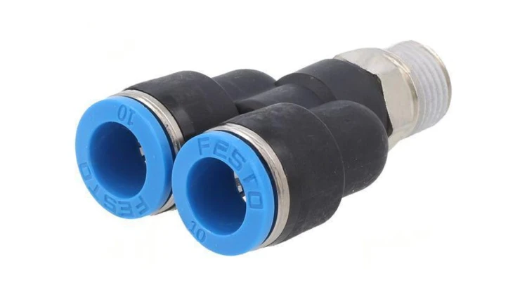 Złączka wtykowa prosta,rozgałęźna Y -0,95-6bar PBT QS 10mm 153144