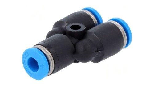 Złączka wtykowa prosta,rozgałęźna Y -0,95-6bar PBT QS 153148