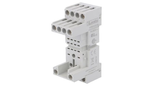 Podstawka, PIN-8, 10A, 250VAC, na szynę DIN, HR60 HR6XS22