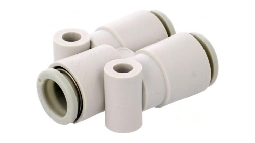 Trójnik wtykowa -1-10bar polipropylen -5-60C KQ2U08-00A