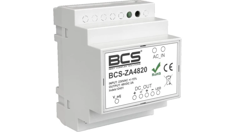 Zasilacz sieciowy 48V DC 2A BCS-ZA4820