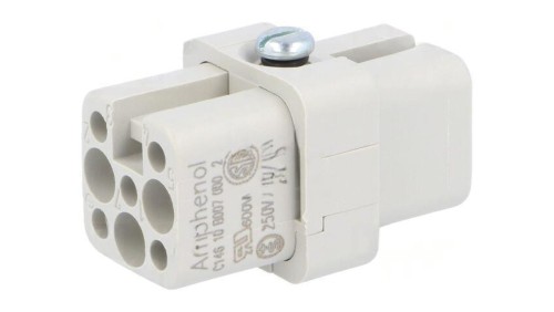 Złącze HDC wkładka stykowa żeńskie 16A 400V -PIN 8 7+PE C14610B0070002