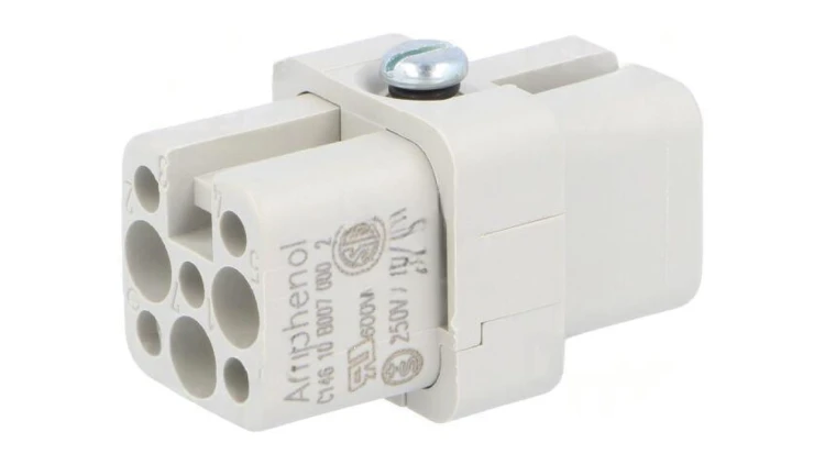Złącze HDC wkładka stykowa żeńskie 16A 400V -PIN 8 7+PE C14610B0070002