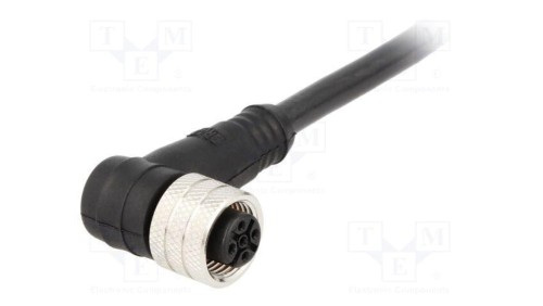 Złącze M12 wtyk żeńskie Micro-Change PIN 4 kątowe 90 4A 1200060023