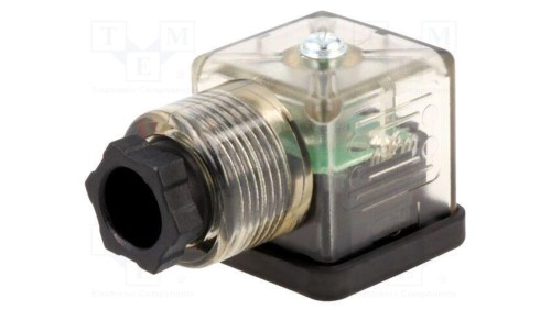 Złącze zaworowe wtyk format A 18mm żeńskie PIN 3 24V mPm 1210640545