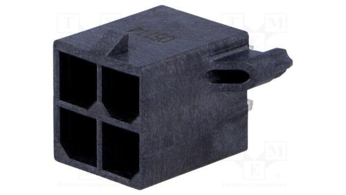 Złącze przewód-płytka gniazdo męskie PIN 4 Mega-Fit proste 172065-0004