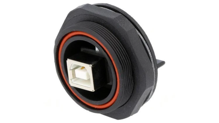 Złącze USB B gniazdo PIN: 4 skręcane USB Buccaneer IP68 PX0845/B