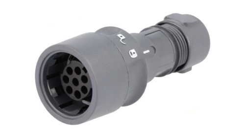 Złącze okrągłe wtyk żeńskie PIN: 8 10A 277V bez styków 7÷9mm PXP6010/08S/CR/0709