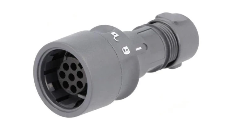 Złącze okrągłe wtyk żeńskie PIN: 8 10A 277V bez styków 7÷9mm PXP6010/08S/CR/0709