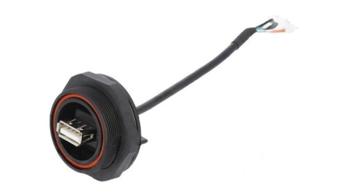 Złącze USB A gniazdo PIN: 4 skręcane USB Buccaneer IP68 PX0849/A
