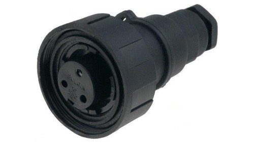 Złącze okrągłe wtyk żeńskie PIN: 3 12A 250V IP68 UL94V-0 PX0731/S