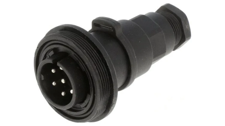 Złącze okrągłe wtyk męskie PIN: 7 5A 250V Standard Buccaneer PX0746/P