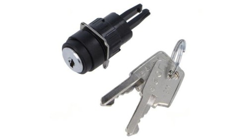 Przełącznik obrotowy z kluczem 16mm Poz.stab 2 NC x2 + NO x2 51-378.F22D