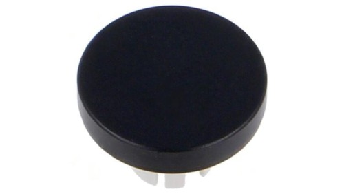 Soczewka do przycisku 22mm 61 czarny aluminium 61-9841.0