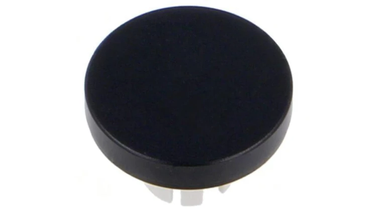Soczewka do przycisku 22mm 61 czarny aluminium 61-9841.0