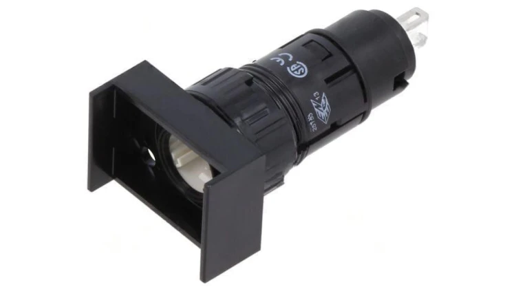 Korpus 16mm 61 Ø16,3mm IP65 plastik Wym.czoła 18x24mm 61-0030.02