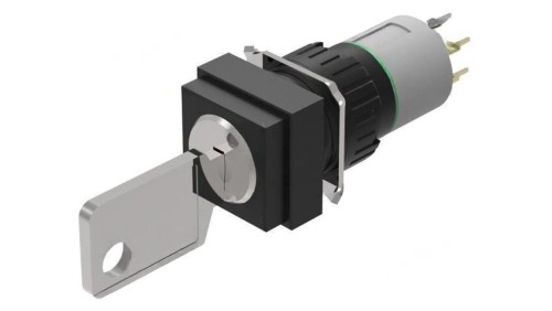 Przełącznik obrotowy z kluczem 16mm Poz.stab 2 NO x2 51 51-444.036D