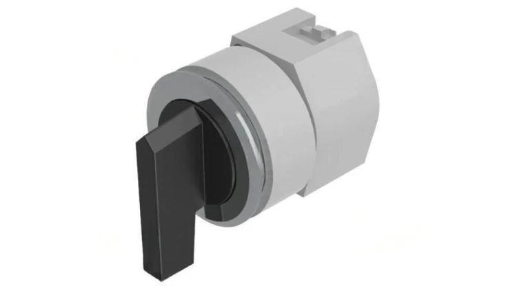 Przełącznik obrotowy 30mm Poz.stab 3 czarny/srebrny brak 704.093.018